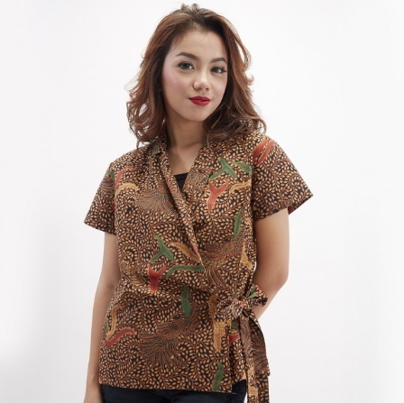 150 Model Baju Batik Wanita Modern Terbaru 2019 