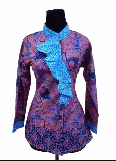 150 Model Baju Batik Wanita Modern Terbaru 2019 