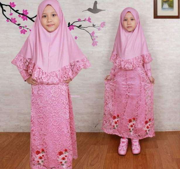  Model Gaun Pesta Anak Muslimah